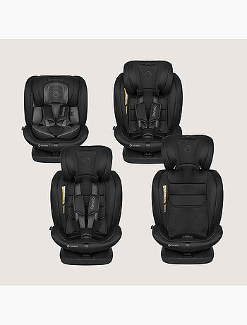 Siège auto 360° LIONELO Bastiaan i-Size - ISOFIX - Groupe 0+/1/2/3 - 40 à 150 cm - SideProtect