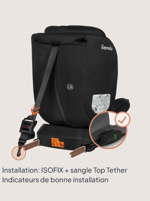 Siège-auto 360° LIONELO Bastiaan i-Size - ISOFIX - Groupe 0+/1/2/3 - 40 à 150 cm - SideProtect - Kiabi