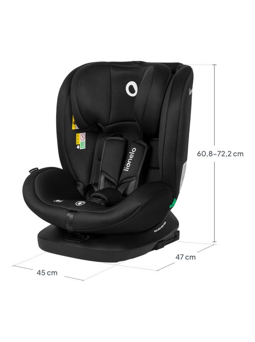 Siège-auto 360° LIONELO Bastiaan i-Size - ISOFIX - Groupe 0+/1/2/3 - 40 à 150 cm - SideProtect - Kiabi