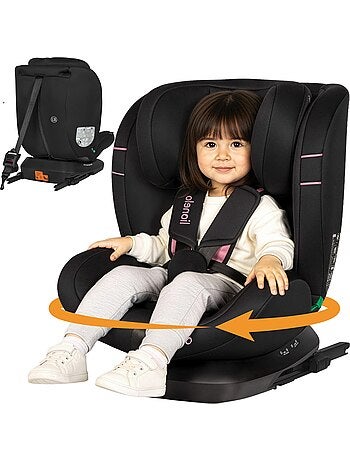 Siège auto 360° LIONELO Bastiaan i-Size - ISOFIX - Groupe 0+/1/2/3 - 40 à 150 cm - SideProtect
