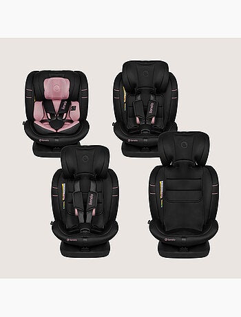 Siège auto 360° LIONELO Bastiaan i-Size - ISOFIX - Groupe 0+/1/2/3 - 40 à 150 cm - SideProtect