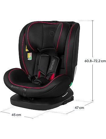 Siège auto 360° LIONELO Bastiaan i-Size - ISOFIX - Groupe 0+/1/2/3 - 40 à 150 cm - SideProtect