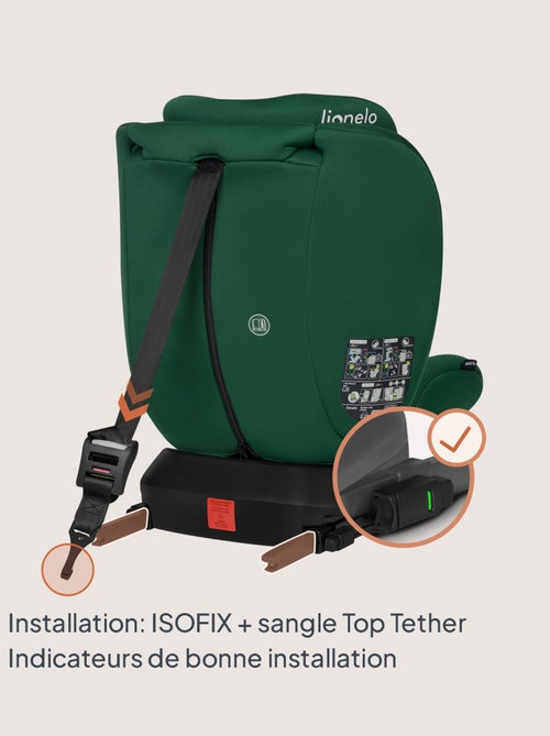 Siège-auto 360° LIONELO Bastiaan i-Size - ISOFIX - Groupe 0+/1/2/3 - 40 à 150 cm - SideProtect - Kiabi
