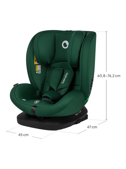 Siège-auto 360° LIONELO Bastiaan i-Size - ISOFIX - Groupe 0+/1/2/3 - 40 à 150 cm - SideProtect - Kiabi