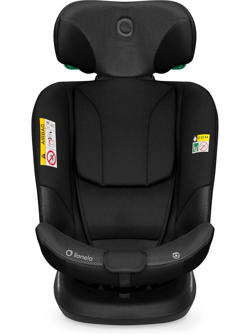 Siège auto 360° LIONELO Bastiaan Plus i-Size - 40-150 cm - ISOFIX Noir - Kiabi