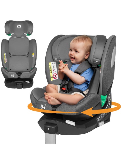 Siège-auto 360° LIONELO Braam i-Size - 40-150 cm - ISOFIX - Groupe 0/1/2/3 - Kiabi