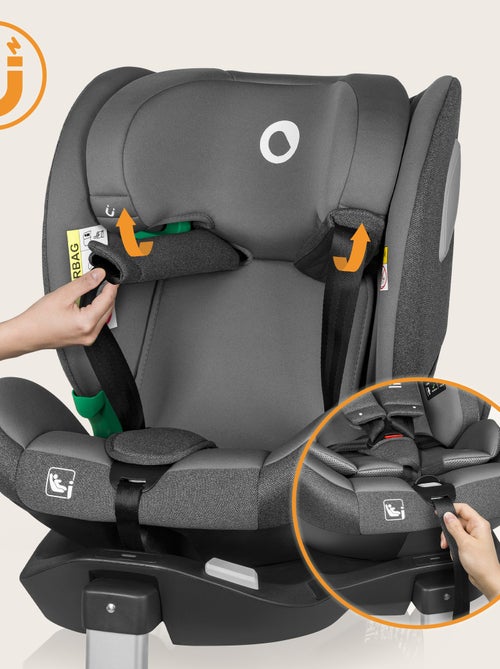 Siège-auto 360° LIONELO Braam i-Size - 40-150 cm - ISOFIX - Groupe 0/1/2/3 - Kiabi