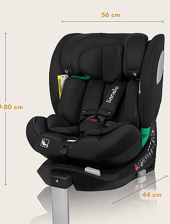 Siège auto 360° LIONELO Braam i-Size - 40-150 cm - ISOFIX - Groupe 0/1/2/3