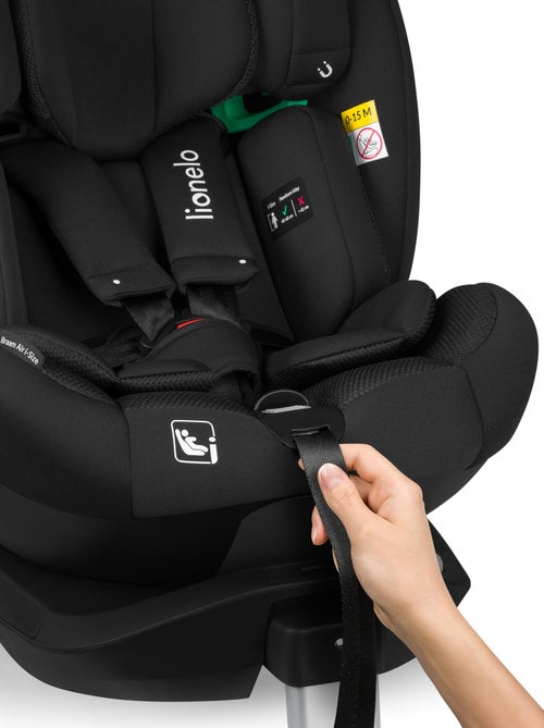 Siège auto 360° LIONELO Braam i-Size - 40-150 cm - ISOFIX - Groupe 0/1/2/3 - Kiabi Siège auto 360° LIONELO Braam i-Size - 40-150 cm - ISOFIX - Groupe 0/1/2/3 - Kiabi