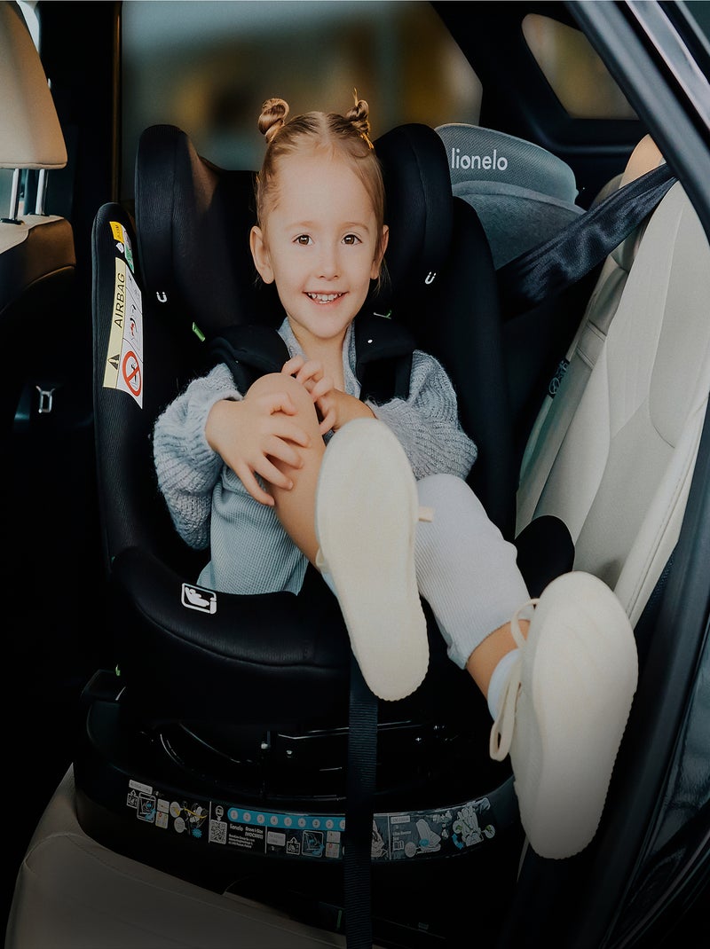Siège-auto 360° LIONELO Brave i-Size - ISOFIX - 40-150cm - Groupe 0/1/2/3 Gris - Kiabi
