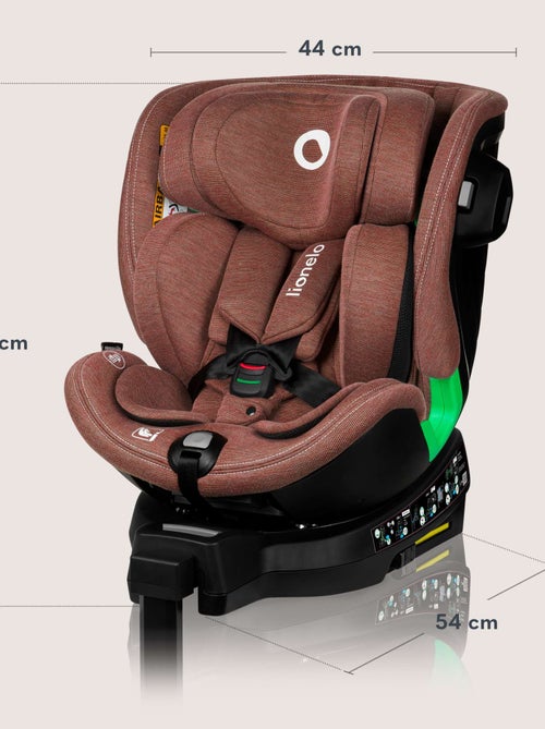 Siège-auto 360° LIONELO Harmony i-Size - ISOFIX - 60% bambou - 40-150cm - Groupe 0+/1/2/3 - Kiabi