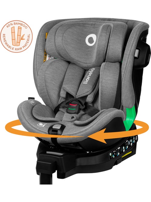 Siège auto 360° LIONELO Harmony i-Size - ISOFIX - 60% bambou - 40-150cm - Groupe 0+/1/2/3 - Kiabi Siège auto 360° LIONELO Harmony i-Size - ISOFIX - 60% bambou - 40-150cm - Groupe 0+/1/2/3 - Kiabi
