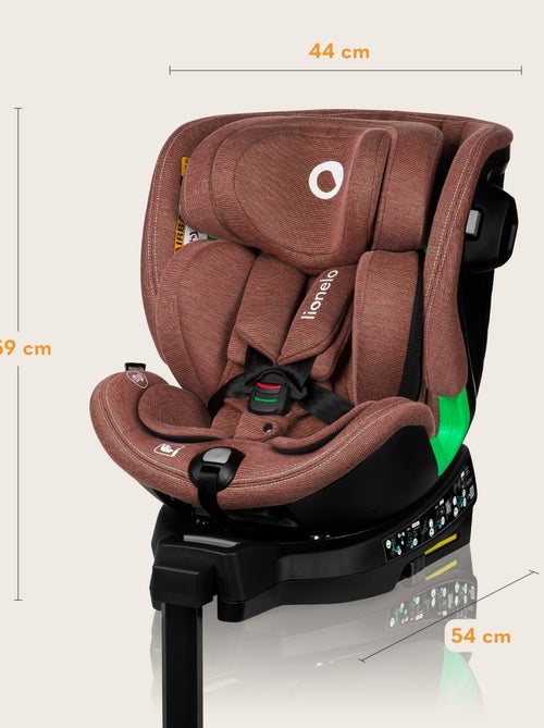 Siège-auto 360° LIONELO Harmony i-Size - ISOFIX - 60% bambou - 40-150cm - Groupe 0+/1/2/3 - Kiabi