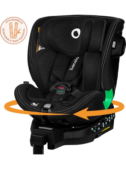 Siège-auto 360° LIONELO Harmony i-Size - ISOFIX - 60% bambou - 40-150cm - Groupe 0+/1/2/3 - Kiabi