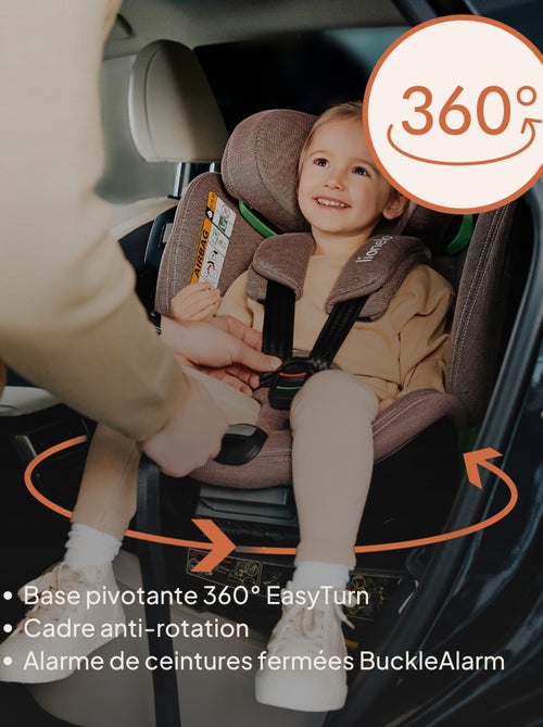 Siège-auto 360° LIONELO Harmony i-Size - ISOFIX - 60% bambou - 40-150cm - Groupe 0+/1/2/3 - Kiabi