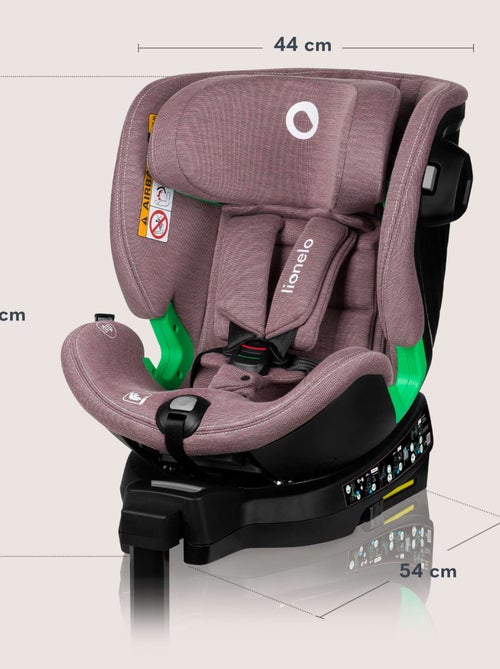 Siège-auto 360° LIONELO Harmony i-Size - ISOFIX - 60% bambou - 40-150cm - Groupe 0+/1/2/3 - Kiabi