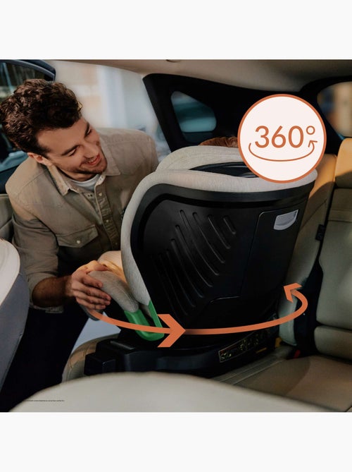 Siège auto 360° LIONELO Harmony i-Size - ISOFIX - 60% bambou - 40-150cm - Groupe 0+/1/2/3 - Kiabi