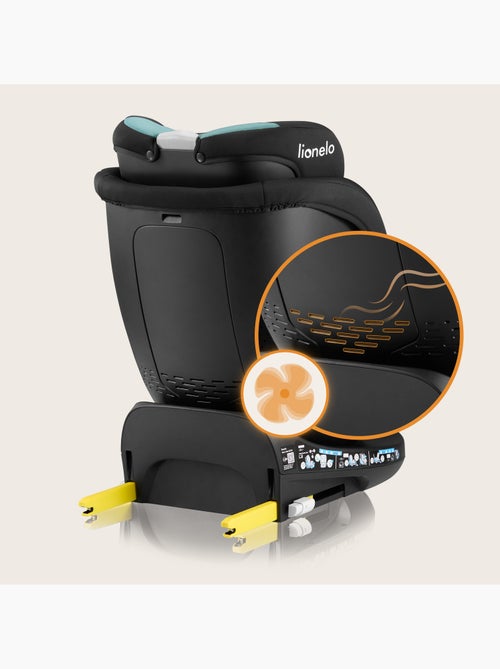 Siège auto 360° LIONELO Navy i-Size - ISOFIX - Ventilation du boîtier - 40-150 cm - 0+/1/2/3 - Kiabi