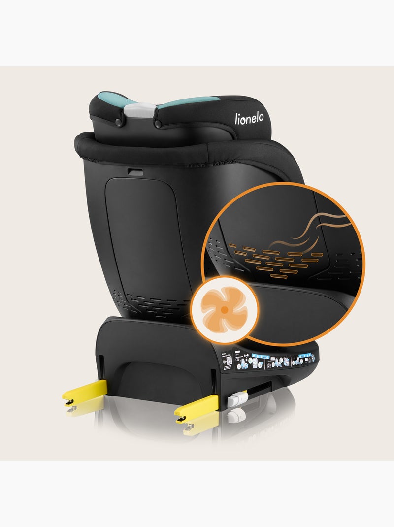 Siège auto 360° LIONELO Navy i-Size - ISOFIX - Ventilation du boîtier - 40-150 cm - 0+/1/2/3 Noir Bleu - Kiabi