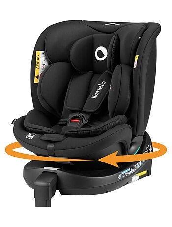 Siège auto 360° LIONELO Navy i-Size - ISOFIX - Ventilation du boîtier - 40-150 cm - 0+/1/2/3