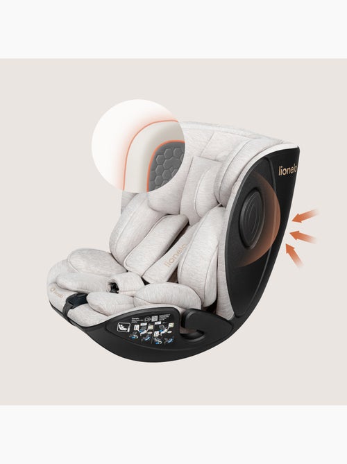 Siège auto 40-105cm LIONELO Moxie Next - Pivotant - Pour base ISOFIX Moxie - Kiabi Siège auto 40-105cm LIONELO Moxie Next - Pivotant - Pour base ISOFIX Moxie - Kiabi