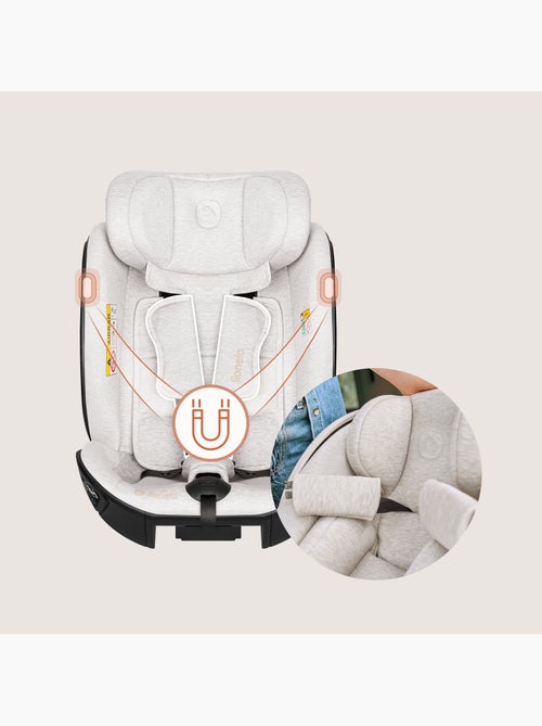 Siège auto 40-105cm LIONELO Moxie Next - Pivotant - Pour base ISOFIX Moxie - Kiabi Siège auto 40-105cm LIONELO Moxie Next - Pivotant - Pour base ISOFIX Moxie - Kiabi