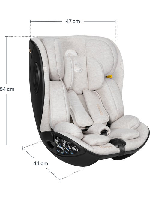 Siège auto 40-105cm LIONELO Moxie Next - Pivotant - Pour base ISOFIX Moxie - Kiabi Siège auto 40-105cm LIONELO Moxie Next - Pivotant - Pour base ISOFIX Moxie - Kiabi