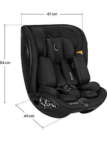 Siège auto 40-105cm LIONELO Moxie Next - Pivotant - Pour base ISOFIX Moxie