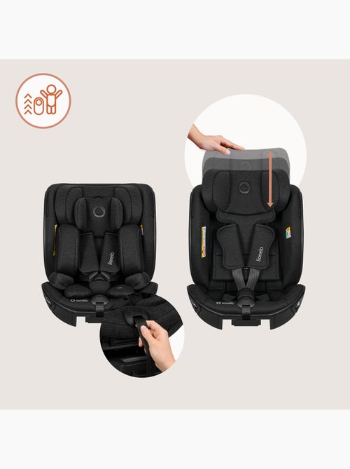 Siège auto 40-105cm LIONELO Moxie Next - Pivotant - Pour base ISOFIX Moxie - Kiabi Siège auto 40-105cm LIONELO Moxie Next - Pivotant - Pour base ISOFIX Moxie - Kiabi