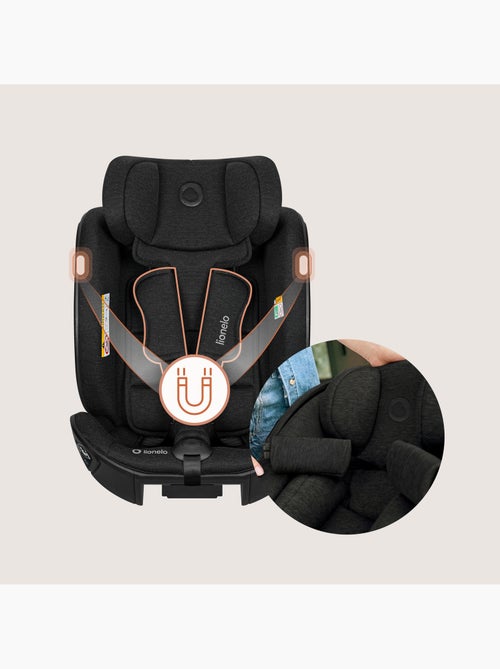 Siège auto 40-105cm LIONELO Moxie Next - Pivotant - Pour base ISOFIX Moxie - Kiabi Siège auto 40-105cm LIONELO Moxie Next - Pivotant - Pour base ISOFIX Moxie - Kiabi