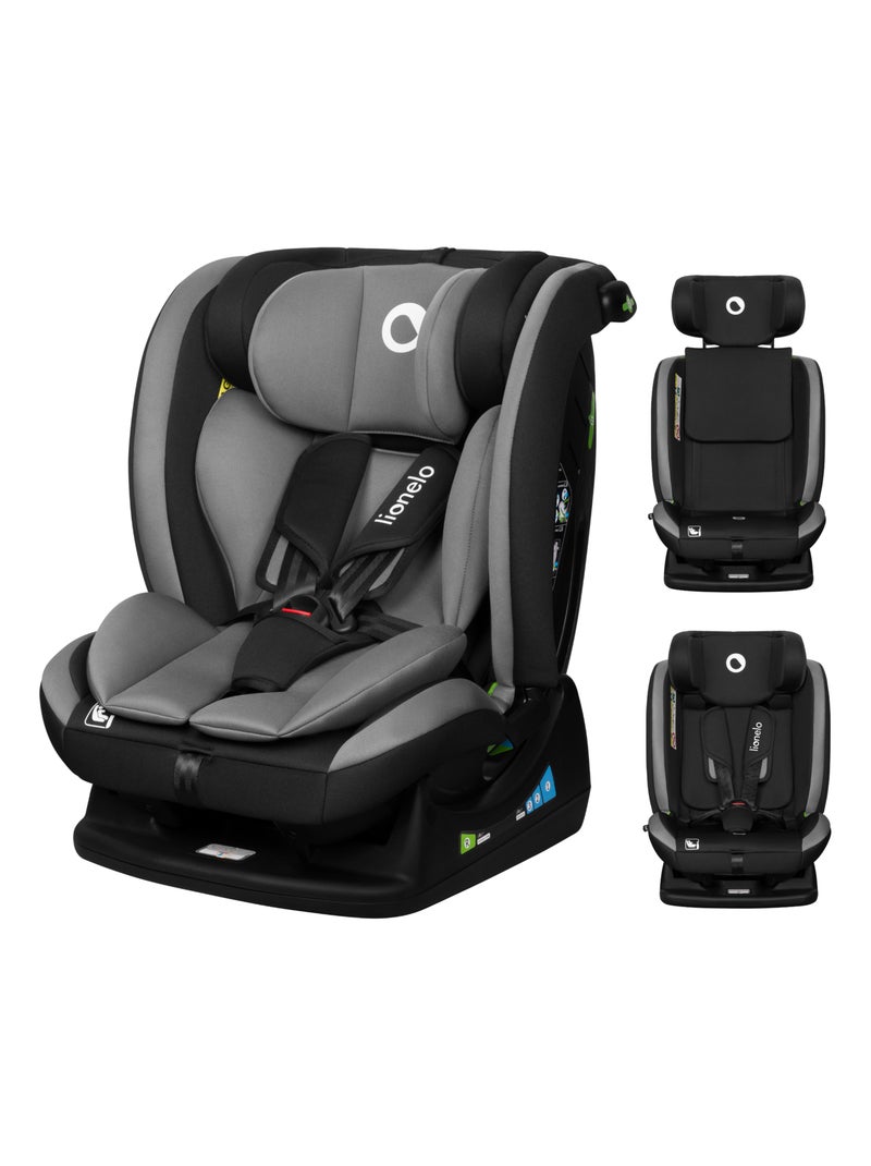 Siège-auto 40-150cm Lionelo Aart i-Size - 0-36 kg - Groupe 0+/1/2/3 Gris - Kiabi
