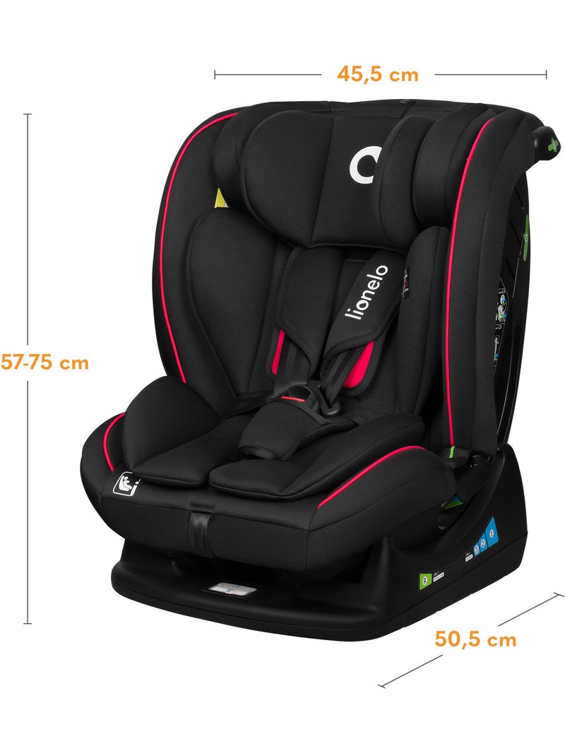 Siège-auto 40-150cm Lionelo Aart i-Size - 0-36 kg - Groupe 0+/1/2/3 Noir - Kiabi