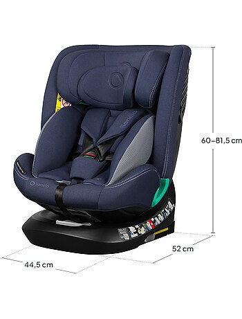 Siège auto 40-150cm LIONELO Bastiaan One i-Size - Base pivotante 360° - ISOFIX