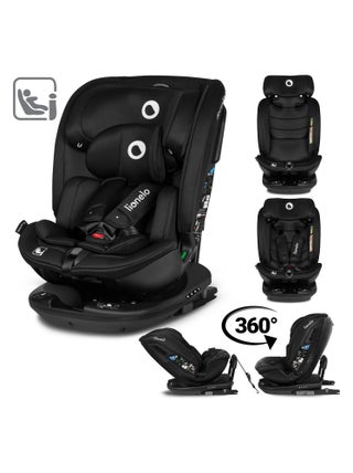 Siège-auto 40-150cm LIONELO Bastiaan RWF i-Size - Base pivotante 360° - ISOFIX - Groupe 0/1/2/3