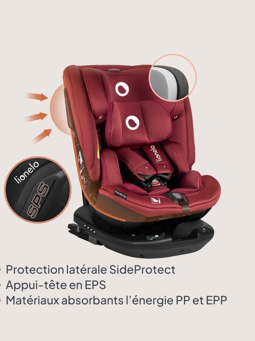 Siège auto 40-150cm LIONELO Bastiaan RWF i-Size - Base pivotante 360° - ISOFIX - Groupe 0/1/2/3 - Kiabi