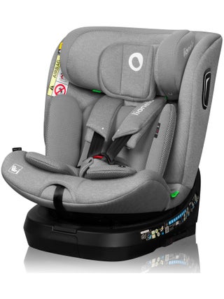 Siège-auto 40-150cm LIONELO Brave i-Size - Base pivotante 360° - ISOFIX - Groupe 0/1/2/3