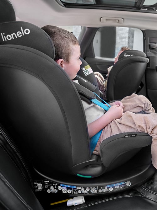 Siège auto 40-150cm LIONELO Navy i-Size - Base pivotante 360° - Ventilation du boîtier - ISOFIX - Kiabi