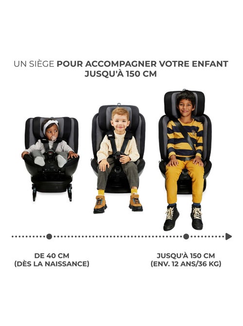 Siège auto 4en1 rotation facile sécurité - Kiabi