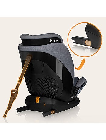 Siège auto 76-150cm LIONELO Lavender i-Size - ISOFIX - Ventilation - Groupe 1/2/3