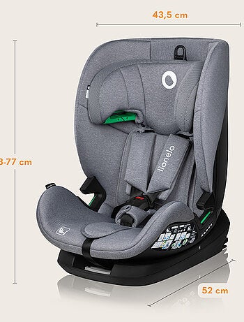 Siège auto 76-150cm LIONELO Lavender i-Size - ISOFIX - Ventilation - Groupe 1/2/3