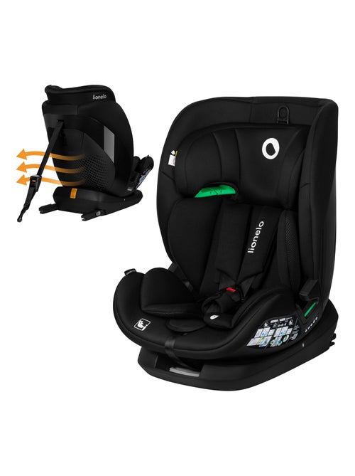 Siège auto 76-150cm LIONELO Lavender i-Size - ISOFIX - Ventilation - Groupe 1/2/3 - Kiabi