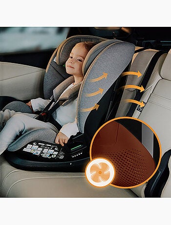 Siège auto 76-150cm LIONELO Lavender i-Size - ISOFIX - Ventilation - Groupe 1/2/3