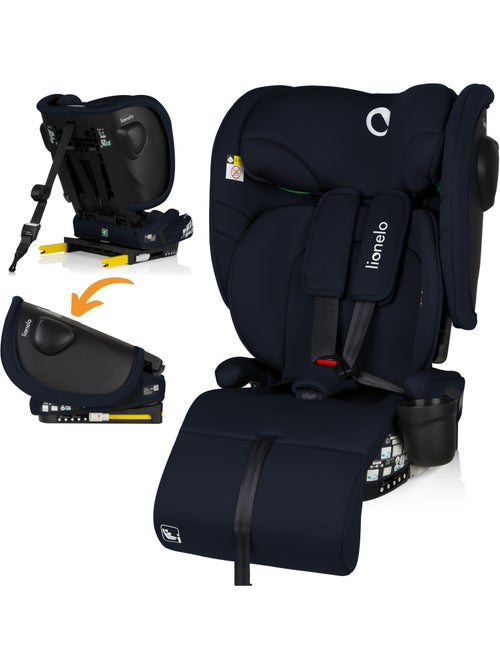 Siège auto 76-150cm LIONELO Nelly i-Size - ISOFIX - Pliable - Sangle TopTether - Groupe 1/2/3 - Kiabi