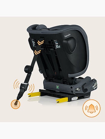 Siège auto 76-150cm LIONELO Nelly i-Size - ISOFIX - Pliable - Sangle TopTether - Groupe 1/2/3