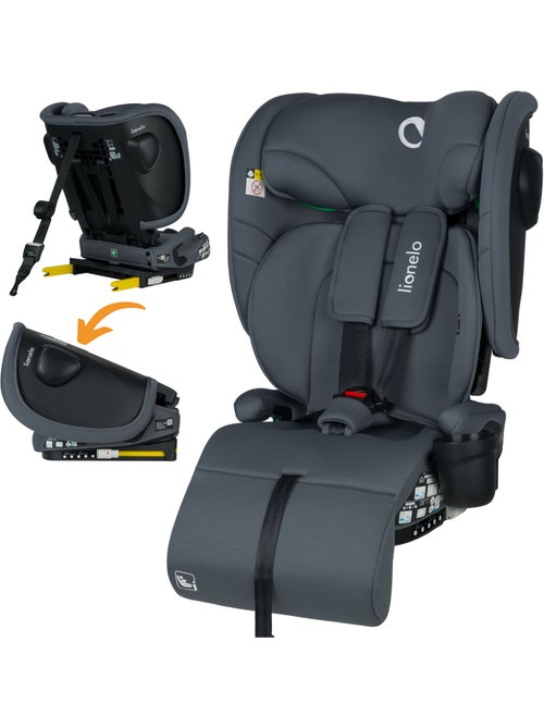 Siège auto 76-150cm LIONELO Nelly i-Size - ISOFIX - Pliable - Sangle TopTether - Groupe 1/2/3 - Kiabi