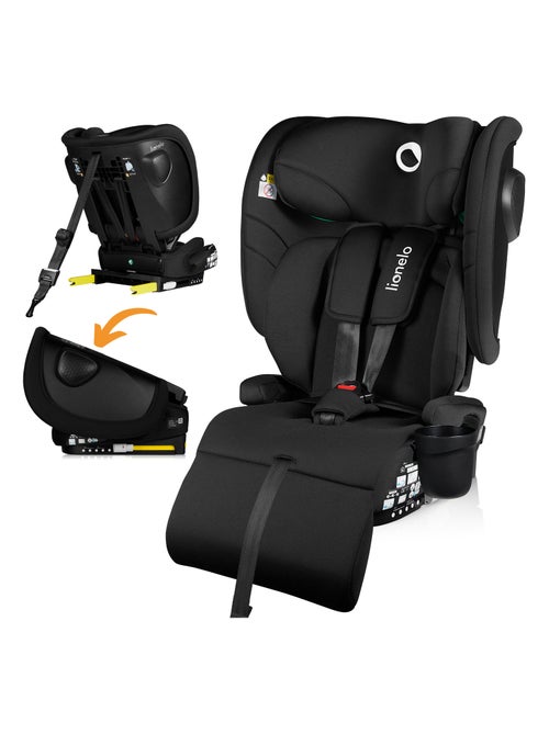 Siège auto 76-150cm LIONELO Nelly i-Size - ISOFIX - Pliable - Sangle TopTether - Groupe 1/2/3 - Kiabi