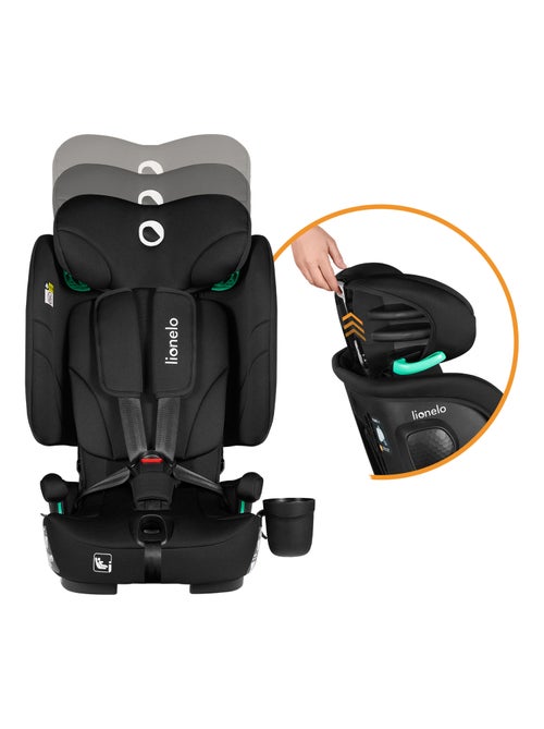 Siège auto 76-150cm LIONELO Nelly i-Size - ISOFIX - Sangle TopTether - Groupe 1/2/3 - Kiabi
