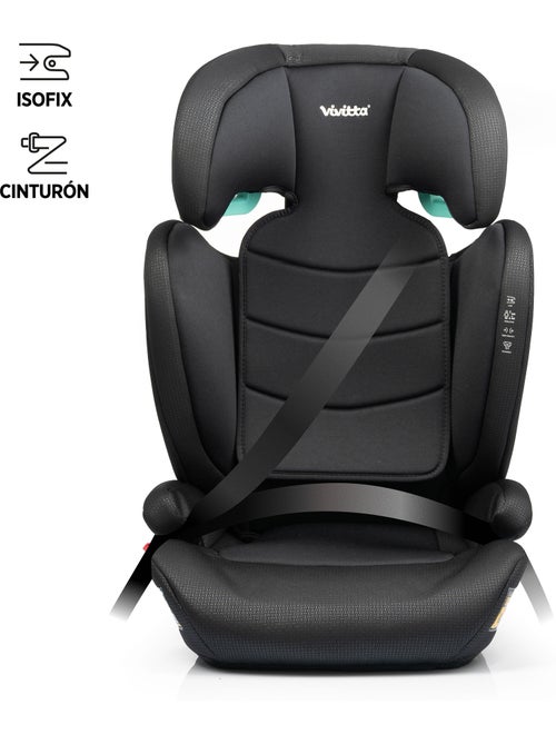 Siège auto Bakan Ifix 100-150 cm Vivitta BLACK CROSS EMBOSSED - Kiabi Siège auto Bakan Ifix 100-150 cm Vivitta BLACK CROSS EMBOSSED - Kiabi