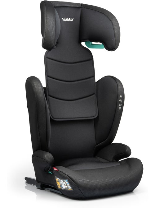 Siège auto Bakan Ifix 100-150 cm Vivitta BLACK CROSS EMBOSSED - Kiabi Siège auto Bakan Ifix 100-150 cm Vivitta BLACK CROSS EMBOSSED - Kiabi
