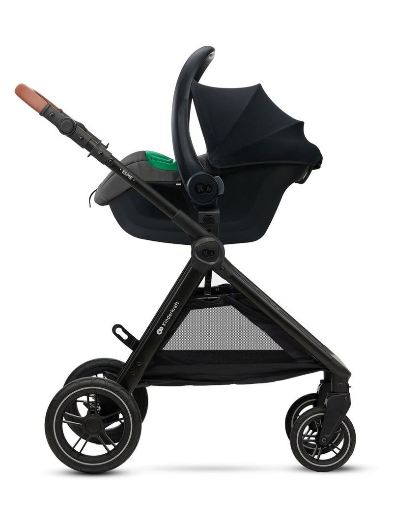 Siège auto bébé avec fixation isofix et protection renforcée Gris - Kiabi